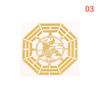 Five Emperors' Money Dissolves Door To Door Eight Trigrams Metal Stickers
