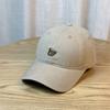 Bear Embroidered Hat Baseball Cap Women's New Four-season Versatile Curved Brim Soft Top Cap Ins