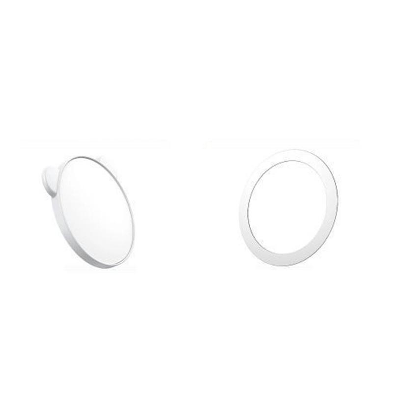Съемное выпуклое зеркало для селфи с сильным магнитом, тонкое зеркало для фотосъемки на смартфон и влогинга белый