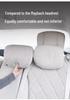 Mercedes-Benz S-Class Suede Perforated Car Headrest Pillow for Neck Protection