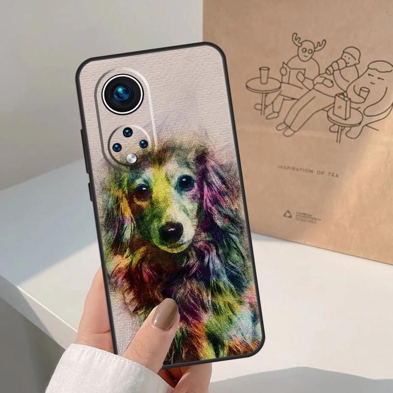 Cute Dachshunds For Honor Magic 7 Lite 5 6 8 Pro Case For Honor 400 200 90 70 50 X8c X8b X9a X9b X9c X9d Win