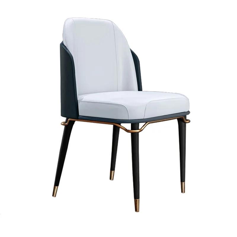 Light Luxury Solid Wood Dining Chair Negotiation Table Chair Postmodern Simple Chair Household Backrest Bedroom
