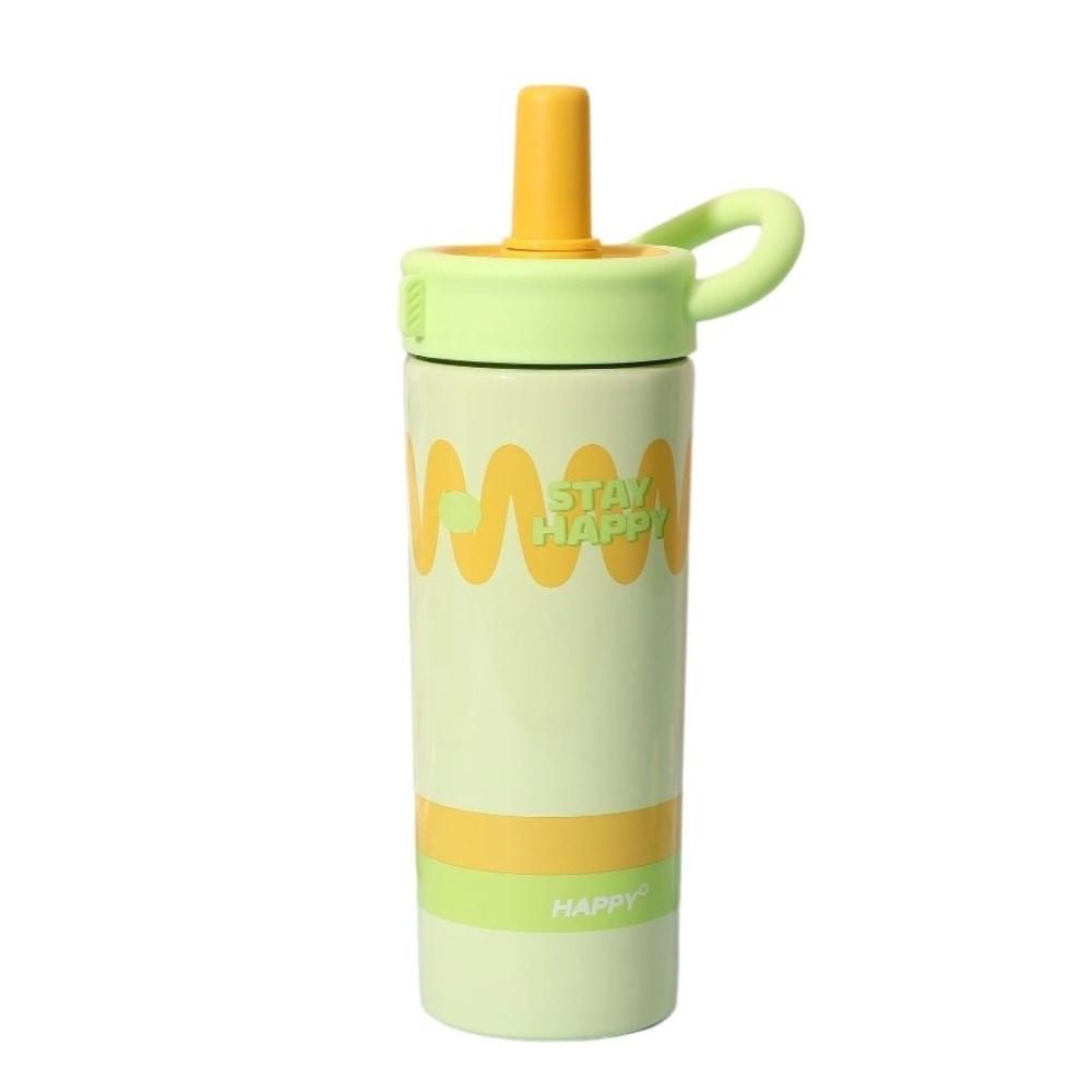 Leak-Proof Straw Cup Dopamine Vacuum Flask Portable Stainless Steel Insulated Cup  Travel
