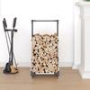 VidaXL Firewood Rack 40x30x80 Cm Stainless Steel 864235