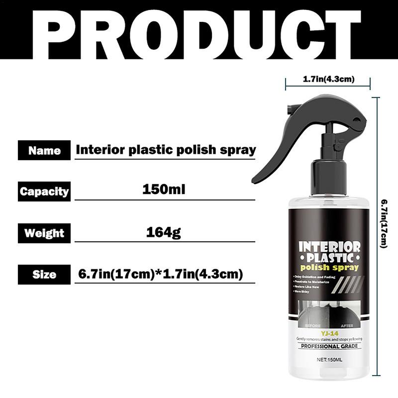Renovator For Car Interior Cleaning 150ml Interior Maintenance Spray Safe Effective Renovated Coating Retreading Agent With