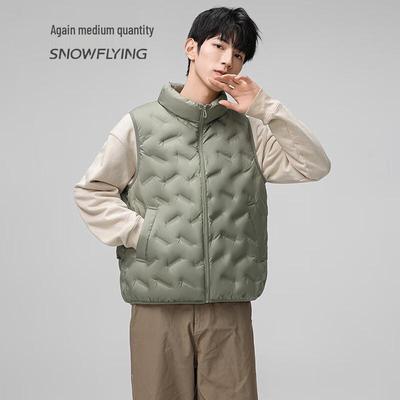 Men's Casual Stand Collar Down Vest