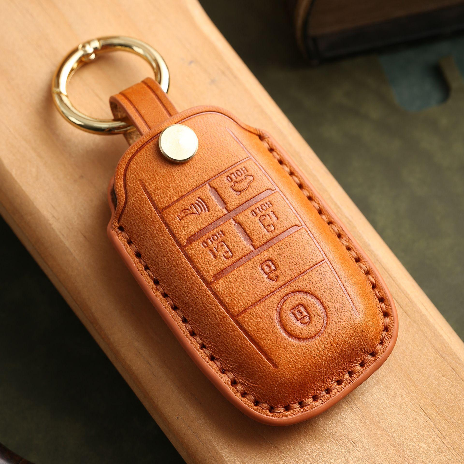 

Индивидуализированный чехол для ключа подходит для Kia k3k5 Smart Run k4 Knight Kx3 Sorento kx5 Yi Run k2 пряжка для автомобильного чехла оранжевый