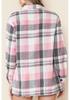 Plaid Long Sleeve Women's Shirt - 2025 European & American Fashion, Loose & Versatile Top
