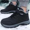 Autumn Winter Fashion New Collection with Velvet Warm Soft Bottom Elderly Boots Anti Slip Lightweight Dad's Walking Snow Boots