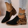 Niche design casual pointed thick heel women's single shoes spring and autumn new fashion versatile comfortable single shoes women