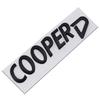 3D Metal COOPERS/D/SD Letter Badge Sticker Rear Trunk Emblem Decal High-Quality Automotive Exterior Accessories