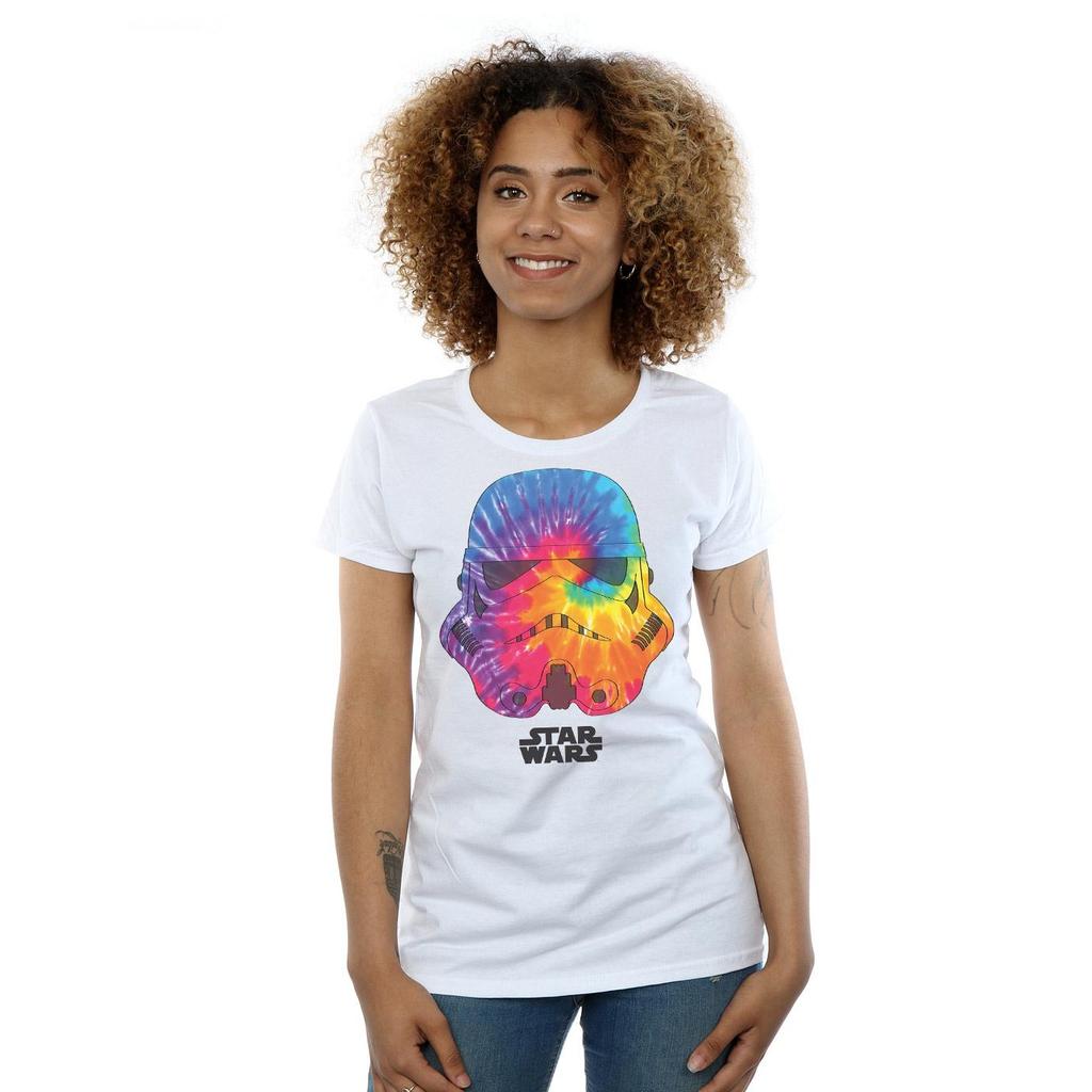 STAR WARS Womens/Ladies Stormtrooper Saturn Helmet Cotton T-Shirt