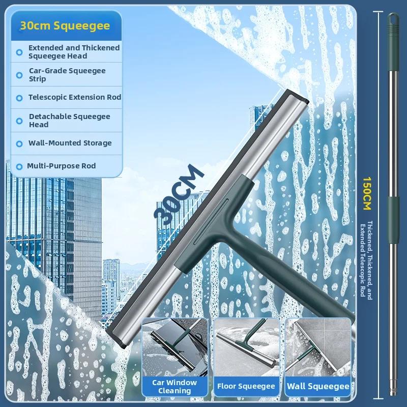 Long Handle Window Squeegee Cleaner Household