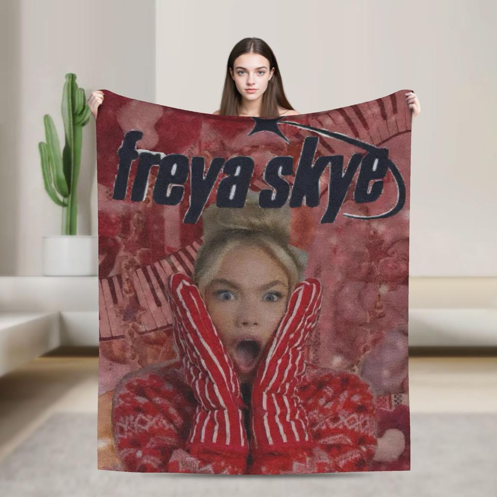 Freya Skye Singer Tour 2026 Blanket Super Soft Warm Throw Blankets for Living Room 50x60 Inches Multiple Sizes Bedspread