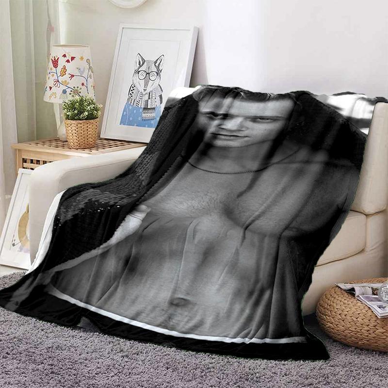 Coperta 3D Rudy Pankow Star JJ Maybank, Morbida Coperta Plaid per Casa Camera da Letto Letto Divano Picnic Viaggio Ufficio Coperta Regalo Bambini
