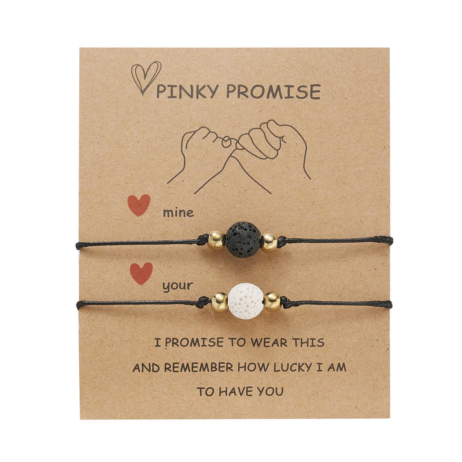 

2pcs/set Charm Couple Friendship Bracelet Love Heart Daisy Volcanic Stone Bead Bangles Bracelet For Women Men Lucky Wish Jewelry