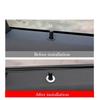 Für Mercedes Benz C-Klasse W204 C180 C200 4-teilige Metall-Aluminiumlegierung Autoersatzteile Türring Dekorabdeckung Zubehör