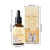 Haustier Hautpflege Haarausfall Serum für Haustiere Haare Nachwachsen Serum für Haustiere Haut Reparatur Essenz für Haustiere Wundheilung für Haustiere Haare Nachwachsen für Hunde Hautwunde bei Hunden