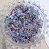 Hot Sale Colored Octagonal Nail Art Rhinestones - Super Shiny, Pointed Bottom, Irregular Shapes, Monkey Style.