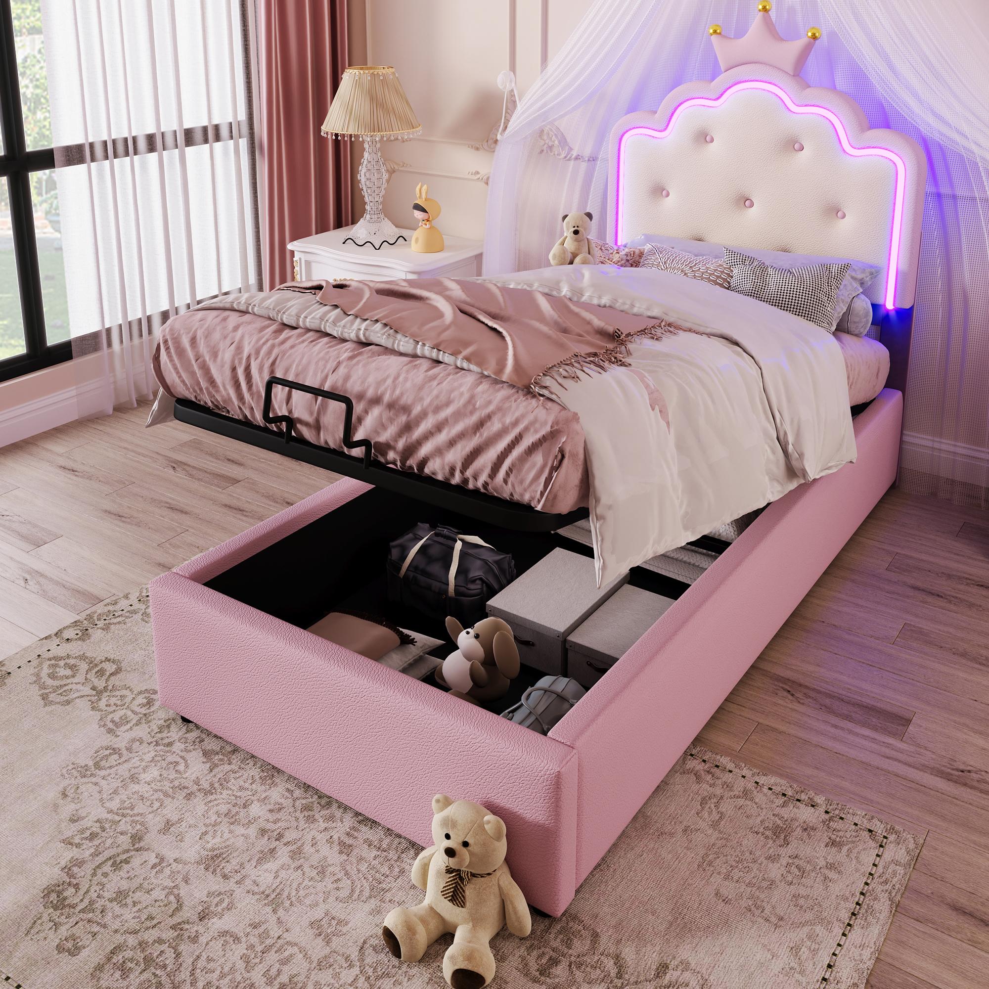 Upholstered bed, 90 x 200 cm