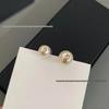 Sagrada Familia Asymmetrical Pearl YS Stud Earrings - Versatile Irregular Silver Needle for Women