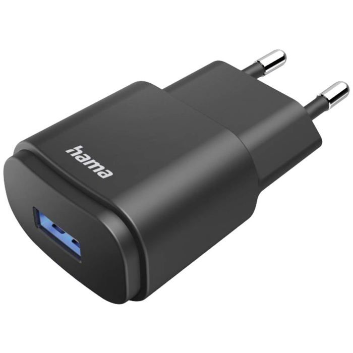 Hama Chargeur USB 6 W 1x USB-A noir intérieure