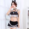 Sex Lingerie Cat Maid Uniform Small Chest Big Perspective Free Cute Maid Pure Desire Sex Clothes
