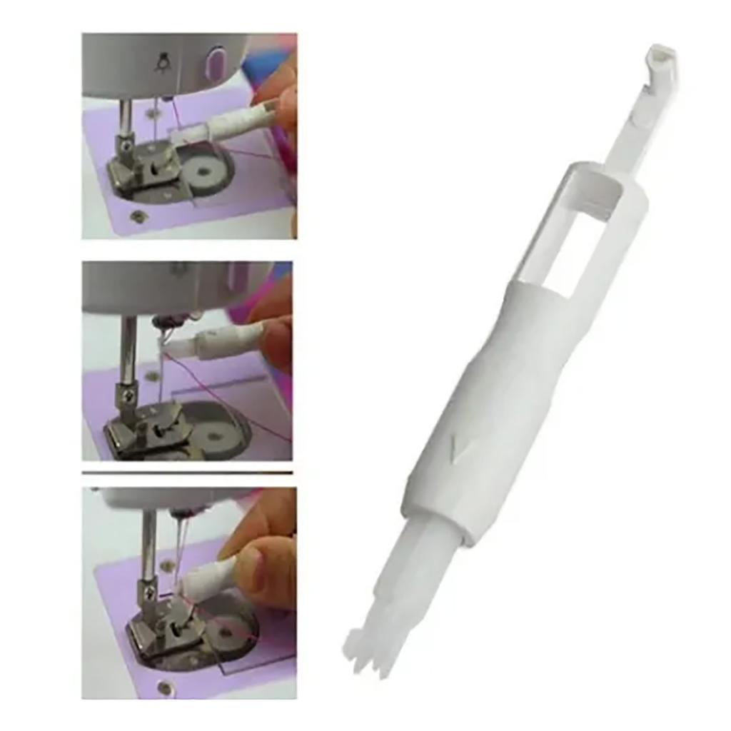 Sewing Machine Threader Eco Friendly Durable ABS Safe Easy to Use Machine Needle Inserter for