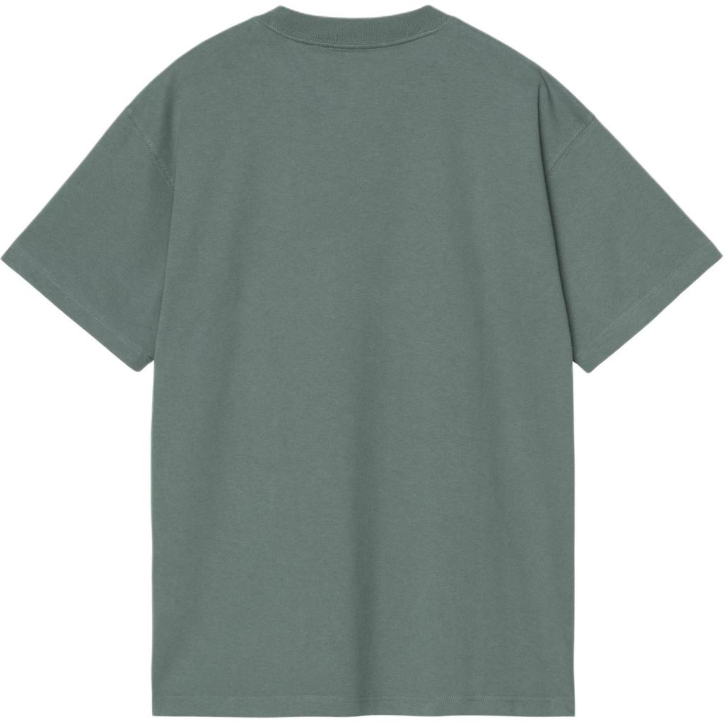 Carhartt WIP FW25 S/S Heavy Duty T-Shirt Loose Faded Vintage Casual Short Sleeve Logo T-Shirt Men Tops I036015-3GD-4G
