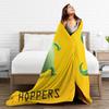 Tom Lizard Hoppers Cartoon  Fleece Throw Blankets  Blankets for Sofa Outdoor Super Soft Bed Rug,