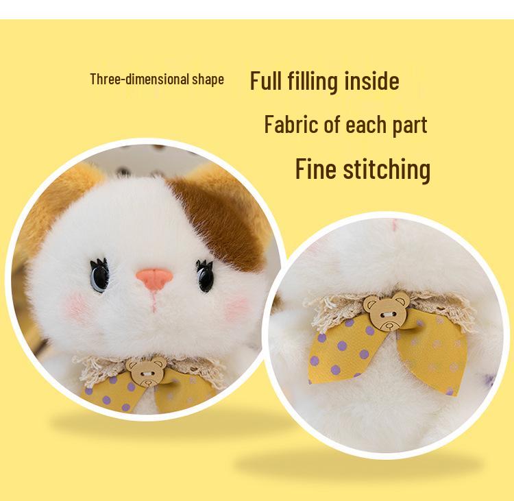 Niedlicher Cartoon Tier Plüsch Schlüsselanhänger - Tischbegleiter Serie