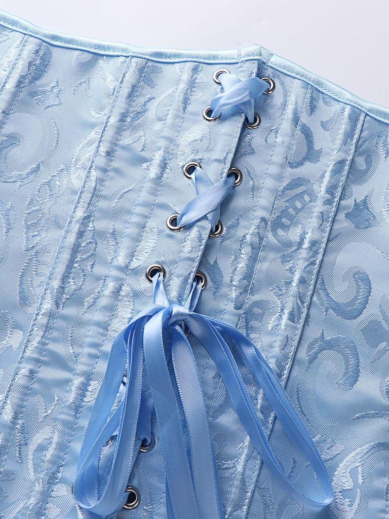 European & American Corset Gown: Abdomen Shaping Waist Cincher Top