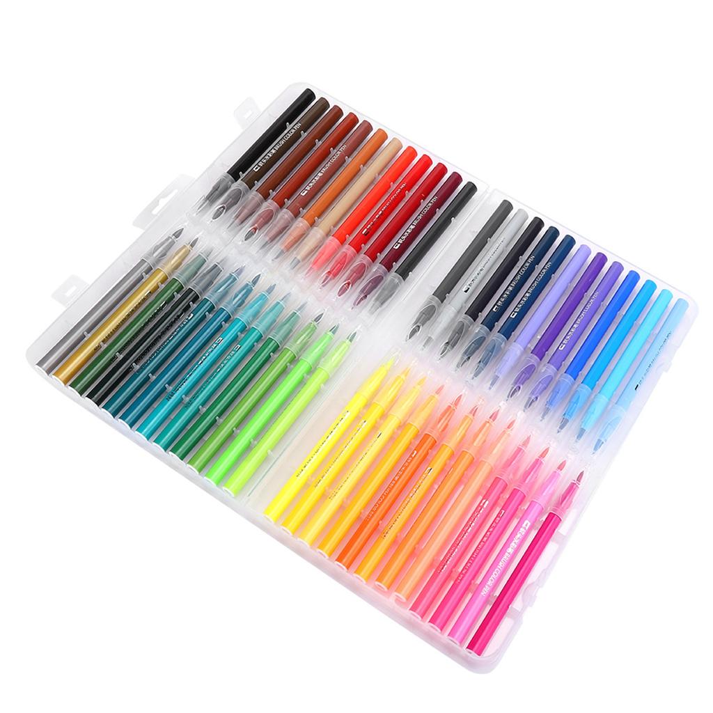 48 Colors Watercolor Brush Pens Pens Drawing Painting Brush Pen Soft Tip Brush Set