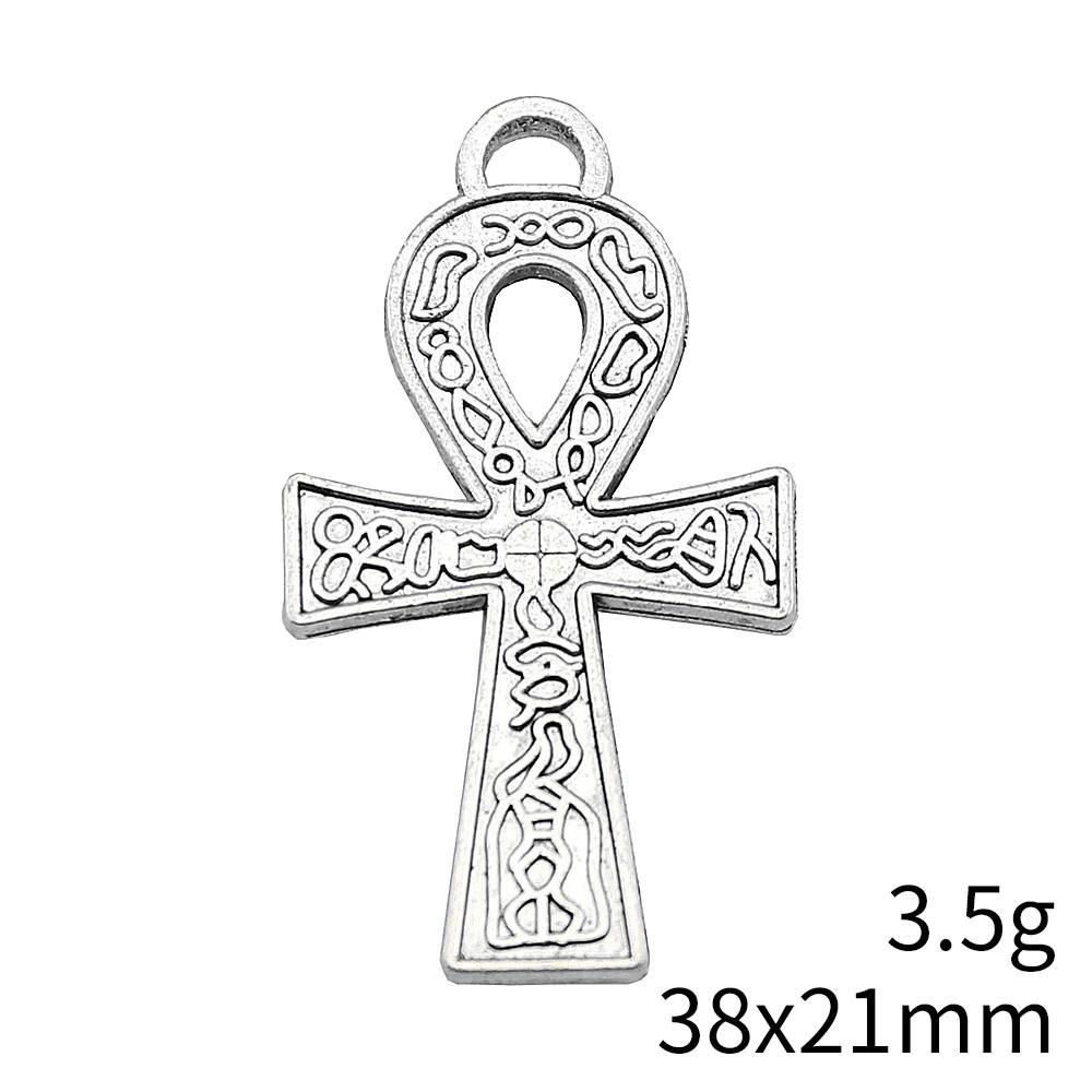 New Year's Day Charm Bracelet Italian Ankh Cross Charms Pendant Audience Chain Pendant