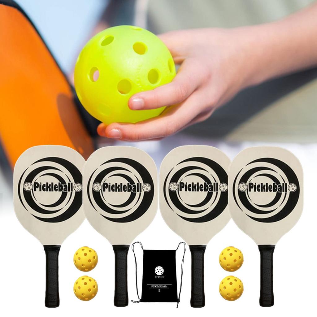 Dickly Professional Pickleball Paddle Set Lightweight Wooden Training Paddle with Gift Packaging