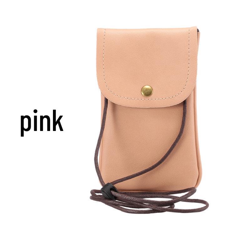 Women's Cute Mini Leather Crossbody Phone Bag - Korean Fashion Trend