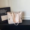 New Fashi Large Capacity Tote Bags Multi Pocket Casual Minimalist Shoulder Bag for Women Fashi Versatile Mom Commute Bag