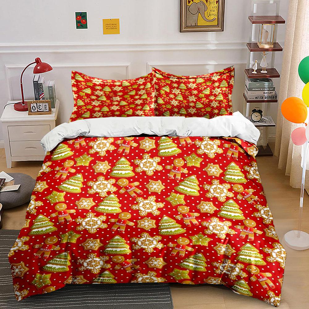 Festive winter treat Bedding sets Duvet cover sets Duvet covers Pillowcases(1*Duvet Cover 2*Pillowcases without duvet insert)