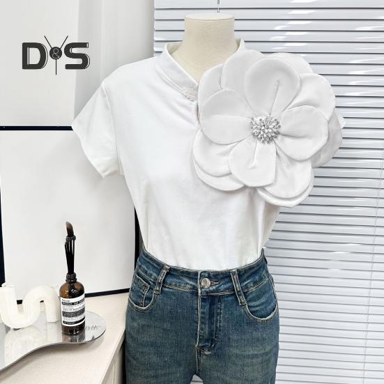 3D Kwiatowy Korsarz Aplikacja Dekoracja Kryształkami Sweter Sukienka Bluzka Dekoracja DIY Szycie Łatka Akcesoria Odzieżowe Wesele Ubrania Ozdoba