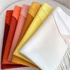 Fashion Solid Cashmere Warm Scarf Women  Design Pashmina Winter Double Side Different Color Shawl Wrap Bufanda Tassel Blanket