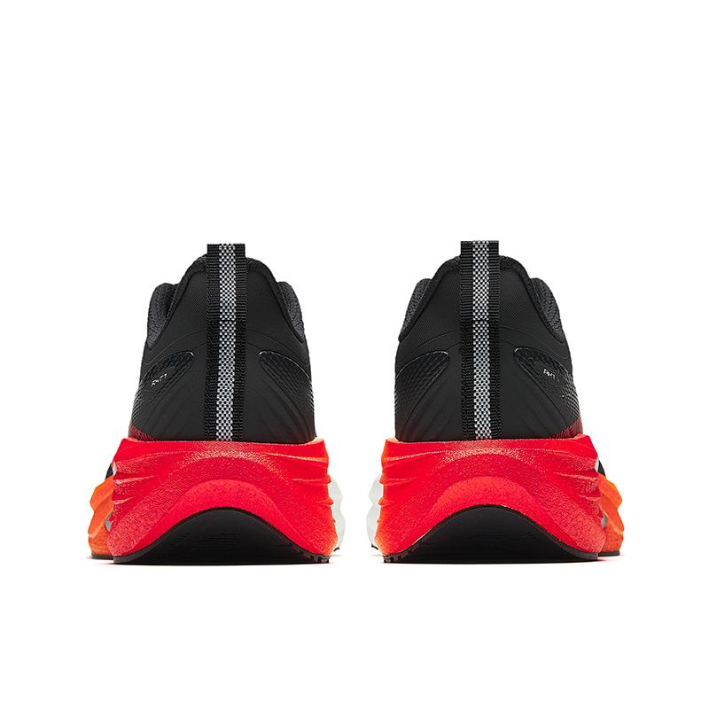Anta Rocket 7 Leather Non-Slip Running Shoes Men Sneakers Basic-Black Flame-Orange-Red 112545581-10
