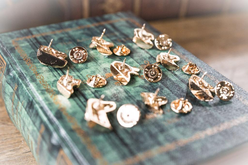 Collie Wyprodukowano w Anglii Pozłacany 22-karatowym złotem Kolekcja Pinów Artystycznych Psów (Szorstki)