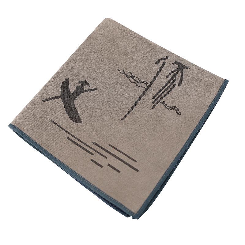 Japanese Tea Towels: Absorbent Cotton & Linen Rags, Embroidered Fabric, Thickened Cloth Pads, No Shedding