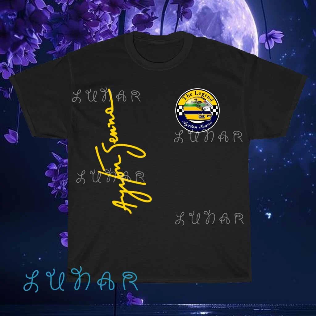 

Ayrton Senna Logo T-Shirt Logo American T-Shirt Funny Size S to 5XL S