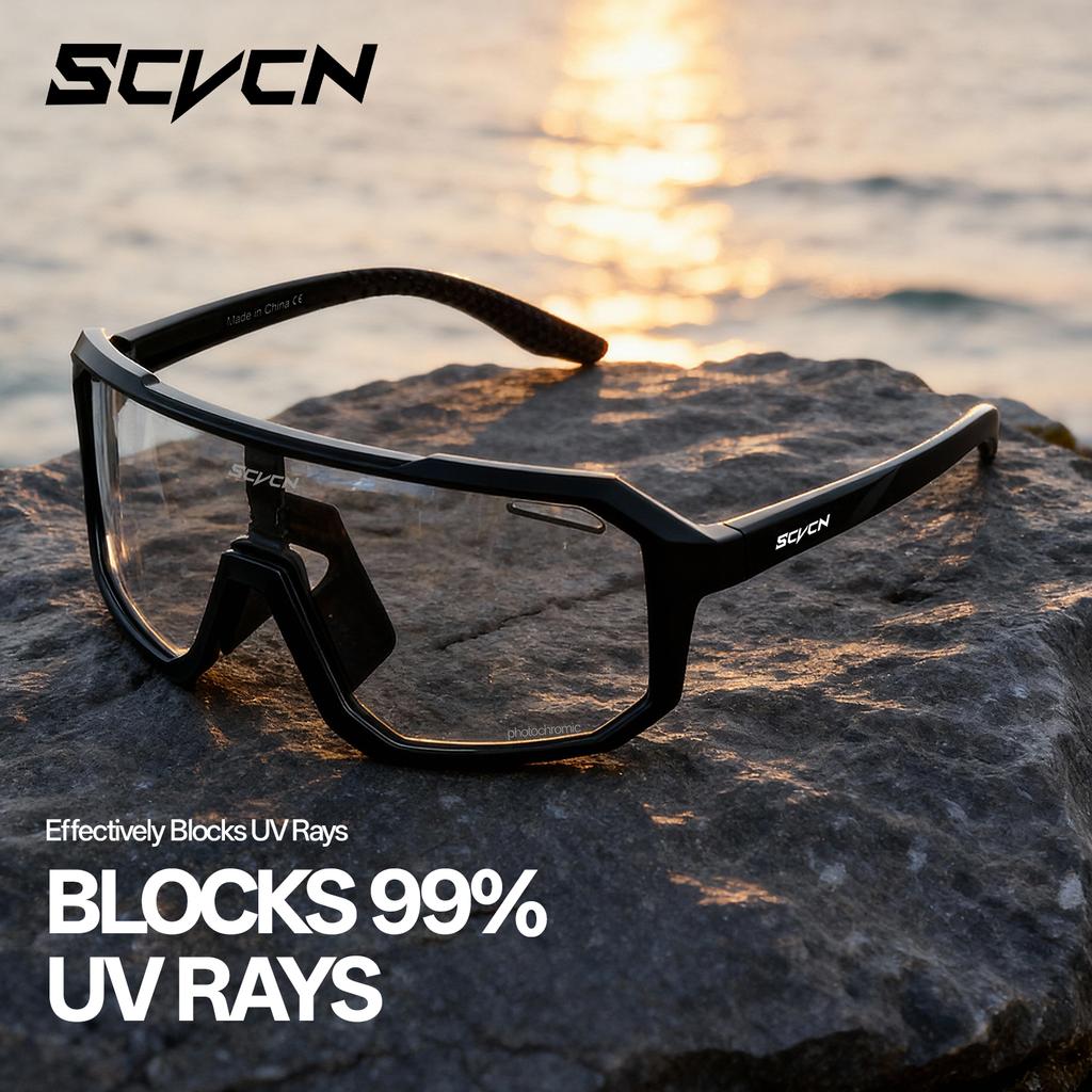SCVCN HOT MTB Cycling Glasses for Men Women Outdoor Sports Running Drving Sunglasses UV400 Road Running Bike Bicycle Goggles