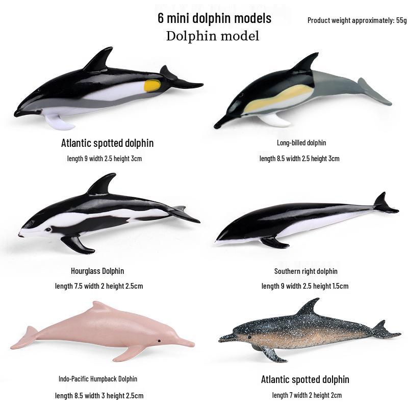 Ocean Wildlife Simulation Toy Set: Sea Turtle, Shark, Whale, Sea Lion, Tiger Shark, Manta Ray, Seal, Grouper.