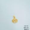 18k Gold Plated Ocean Series DIY Pendant Necklace Accessories for Women