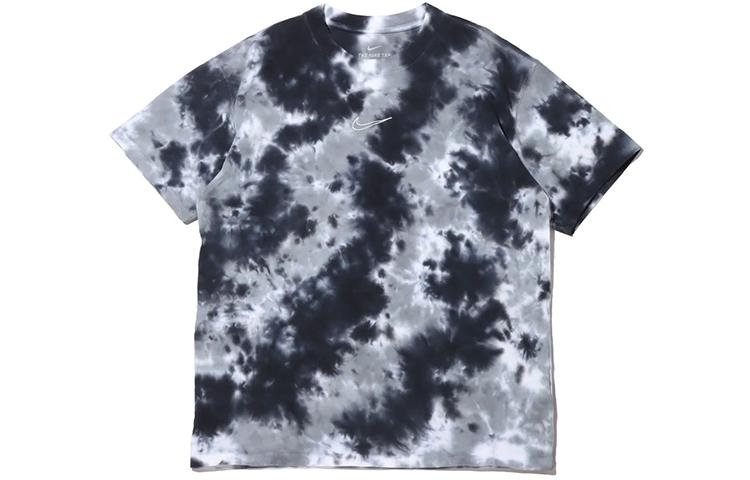 Nike Sportswear Loose Fit Tie-Dye Print Tee Gray DB6150-101 XL