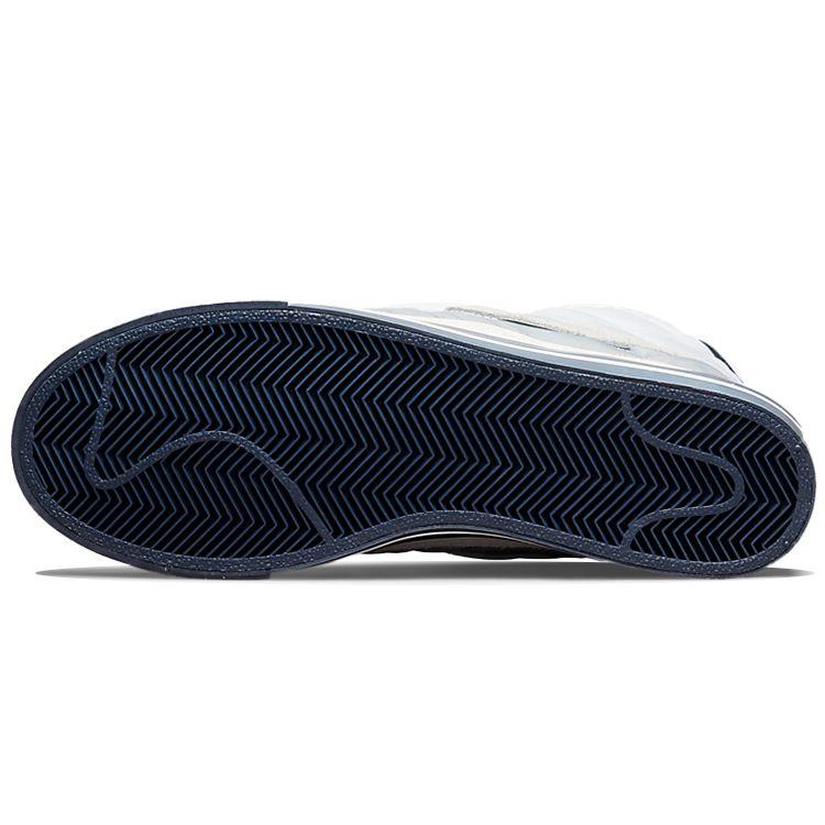 Nike Court Legacy Mid Non-Slip Durable High-Top Skate Shoes Women Sneakers Blue White DO2340-914