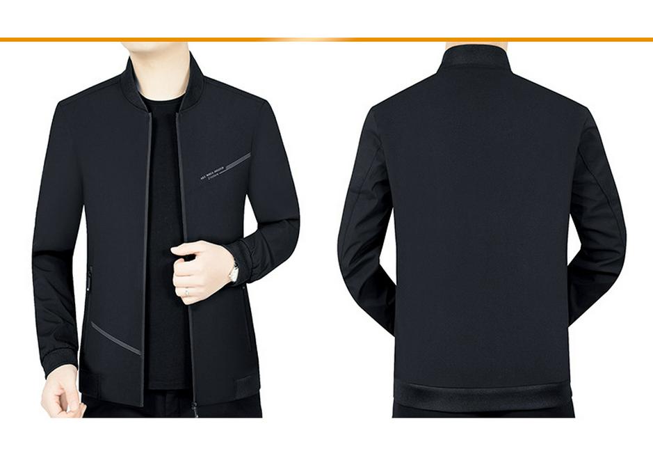2024 Spring/Autumn Men's Thin Casual Business Jacket - Trendy and Handsome Outerwear
